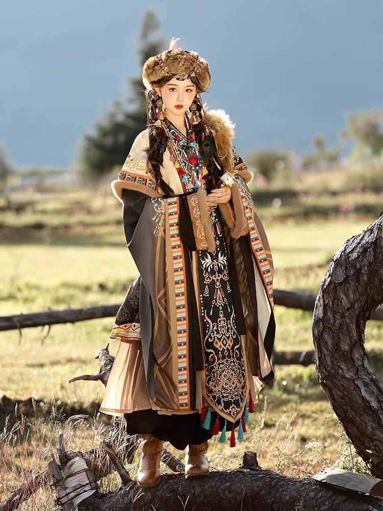 Ethnic Style - السفر التصوير سلسلة رداء التبت الزي