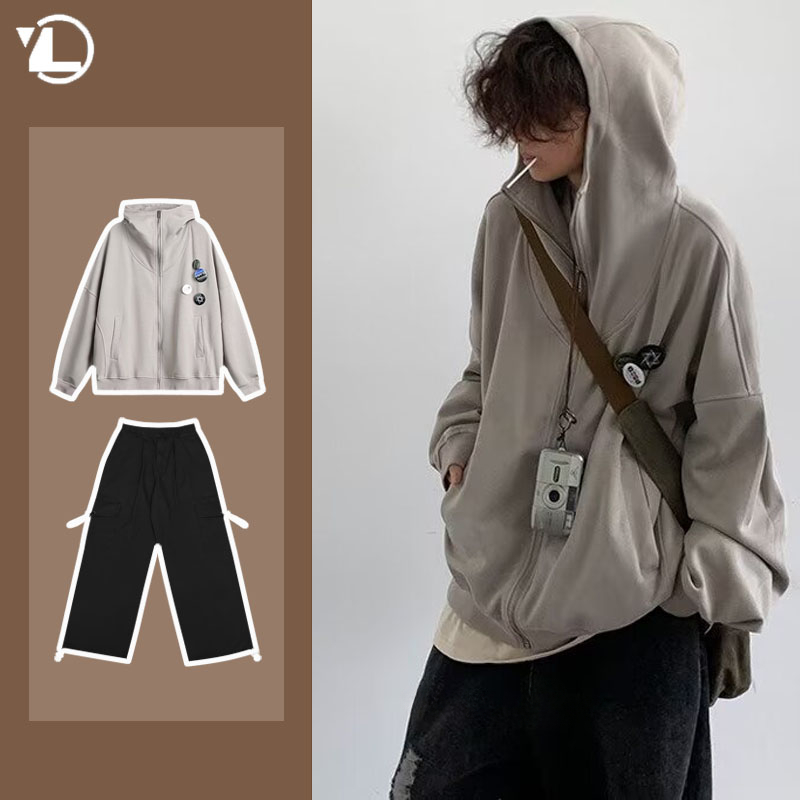 Haori Japanese Jacket - مجموعة كلية كاجوال للرجال ، يابانية