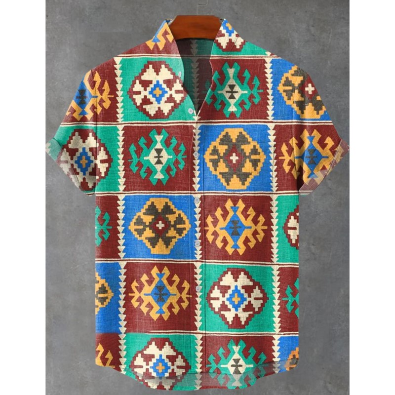 الرجعية رجل قميص كتان مع نمط ا - مراجعة Fashion Ethnic Wear For Men وسعره