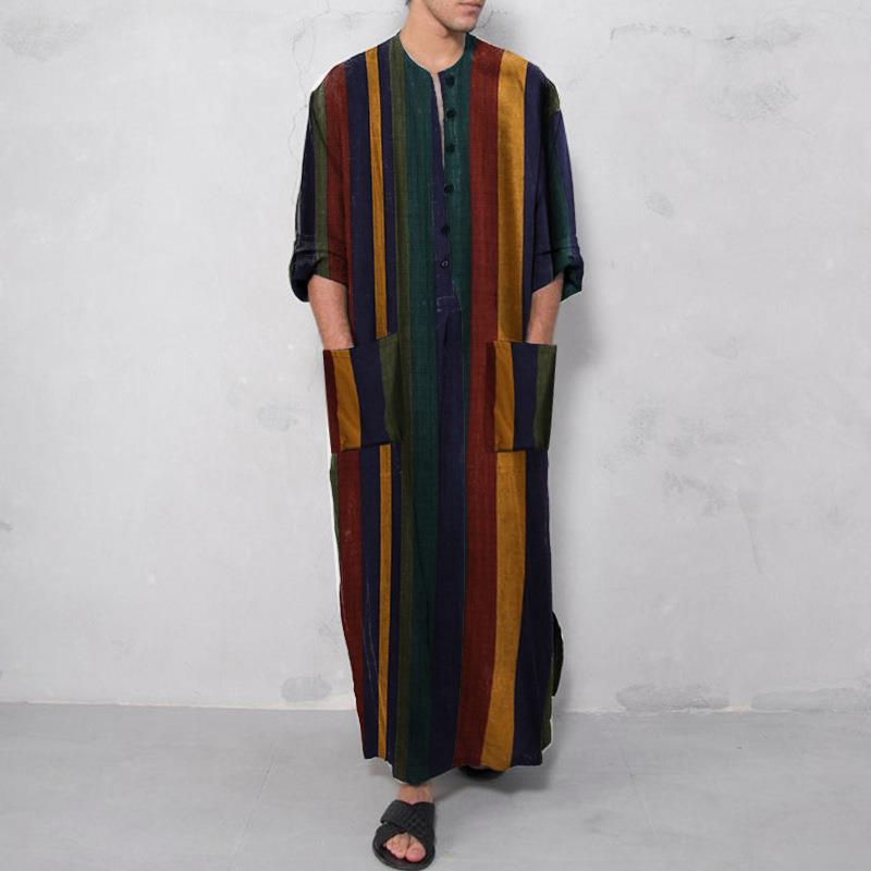 قميص رجالي طويل مطبوع بتصميم ر - مراجعة Fashion Ethnic Wear For Men وسعره